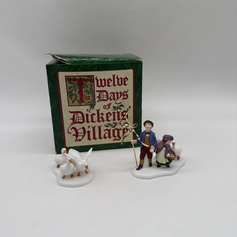 Dept 56 Heritage Village 12 Days of Dickens VI: Six Geese A-Laying #58382